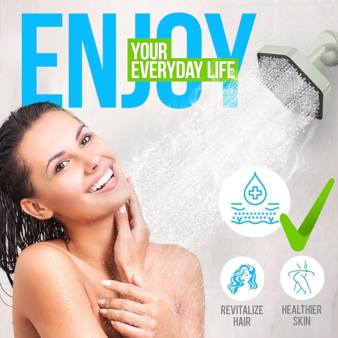 AquaHomeGroup Vitamin C + E + A Replacement Cartridge For Hexagon Shower Head