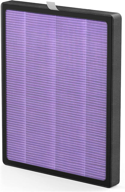 YIOU Air Purifier R1 Replacement Filter, 3-in-1 Pre-Filter, True HEPA Filter, High-Efficient Activated Carbon Filter(Toxin Absorber),Deep Purple
