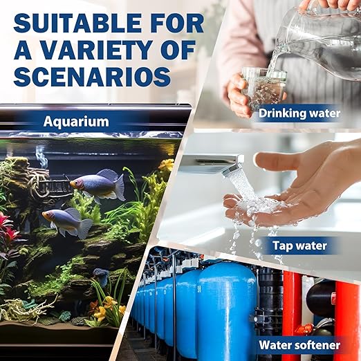 Hard Water Test Kit, Water Hardness Test Strips Water Test Rapid Detection Simple Operation Convenient to Carry Wide Range of Applications for Tap water Well water Swimming Pools Spas Aquariums