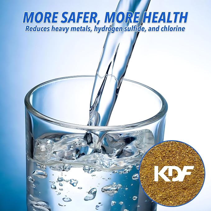 2PK RV Water Filter Kit, Inline Carbon Filter with Flexible Hose | Multi-Stage Filtration, Food-Grade Housing, Reduces Chlorine, Sediment, Bad Taste and Odor, Tool-Free Hose Connection