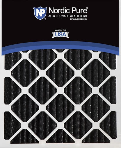 Nordic Pure 20x25x5 Honeywell/Lennox Replacement MERV 8 Air Filter 1 Pack | Actual Size: 19 7/8 x 24 7/8 x 4 3/8 Made in USA, Pleated HVAC Odor Filtration, Pet, Cooking & Household Smell Control