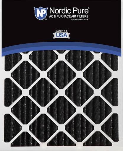Nordic Pure 20x25x5 Honeywell/Lennox Replacement MERV 8 Air Filter 2 Pack | Actual Size: 19 7/8 x 24 7/8 x 4 3/8 Made in USA, Pleated HVAC Odor Filtration, Pet, Cooking & Household Smell Control