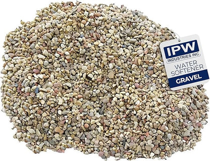 IPW Industries Inc - Water Softener Gravel - Garnet Filter Bed Media for Filter Tanks, Water Conditioners, Water Softeners and Backwashing (15 lbs)