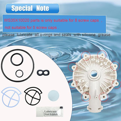WS35X10020 Water Softener Seal Kit for 1" High Flow Water Softeners parts