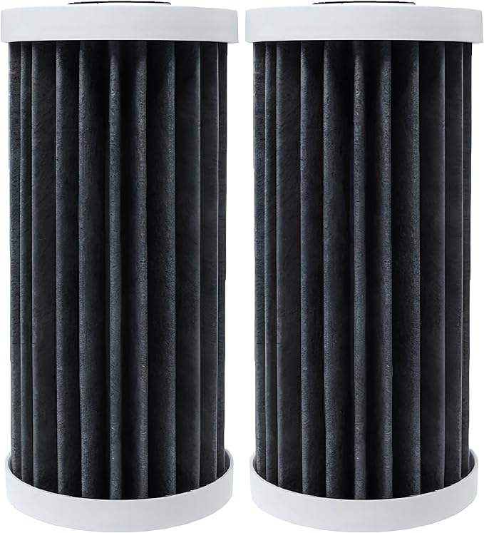 EcoPure EPW4F Premium FACT Universal Whole Home Water Filter - Innovative Product - Better Filtration and Longer Life Versus Most Whole Home Water Filters (Pack of 2)