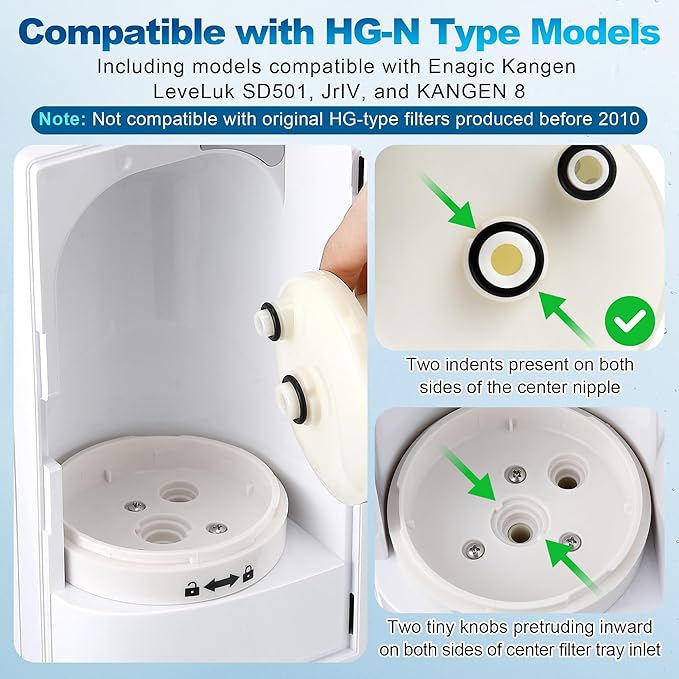 Reusable Cleaning CPU-N Cartridge Compatible with HG-N Type Water Ionizer, Compatible with Enagic Kangen LeveLuk SD501, JrIV, KANGEN 8