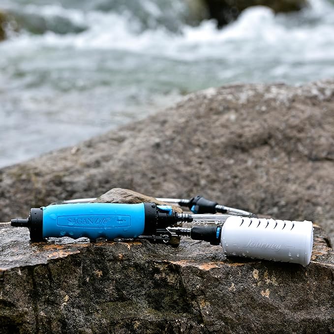 Sagan Life Water Filter Replacement for XStream Straw & AquaDrum 55 Gallon Drum Water Filter; Removes 99.9999% of Unwanted Water Borne Material: Camping, Backpacking, Travel, Survival, Filter ONLY