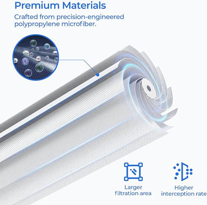 11 Plus/UPF 8 Sediment Replacement Filter, 2-Pack | Compatible with DuPure 11 Plus Sediment Filter & Platinum Pure Plus 2-Stage Filtration System Pre-Filter
