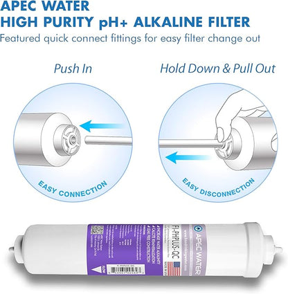 APEC 90 GPD Stage 1-3&6 Replacement Filter Set for ULTIMATE Series Alkaline Reverse Osmosis Water System (FILTER-SET-PH)