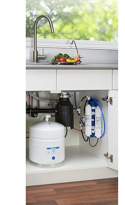 Home Master 4.5 Second Fill Rate Water Purification Unit, Multi-Stage Filtration, NSF Certified, Granular Catalytic Carbon, Stainless Steel, Plastic