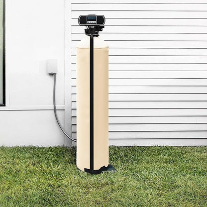 Bitubi Water Softener Neoprene Sweat Jacket, Outdoor Water Softener and Filter Tank Cover to Prevent Sweating, Water Softener Insulated Cover (12x52, Beige)