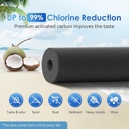 Purewell PF-2 Black 2-Stage Purification Elements, Replacement Filters for ProOne® and Berkey® Filters, ProOne® Big+ or Berkey® Big+ Gravity Water Filter System and Purewell System (2 Pack, K Series)