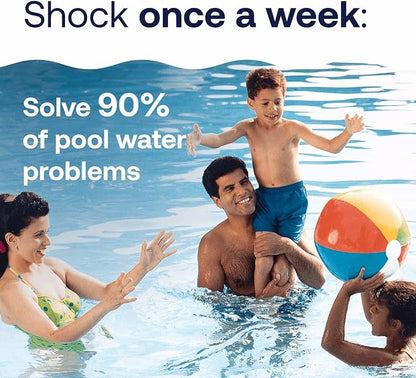 HTH Swimming Pool Care Shock and Green to Blue Systems (1lb x 6 Packs) and (1 Kit)
