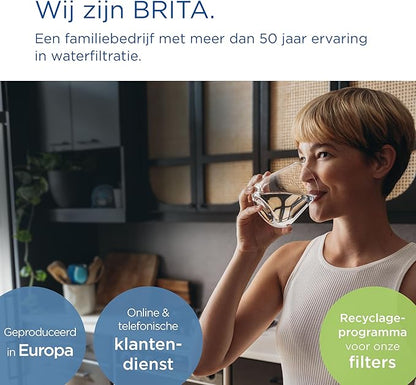 BRITA Flow XXL Water Filter Tank (8.2L) incl. 1x MAXTRA PRO All-in-1 Cartridge - Fridge-Fitting Dispenser for Families and Offices - Now in Sustainable Smart Box (Branding Slightly Different)