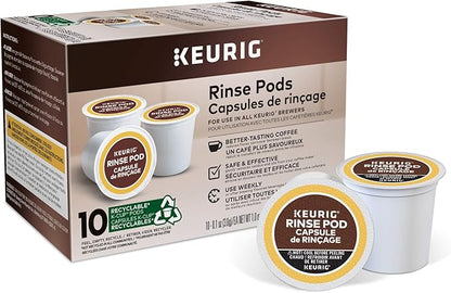 Keurig Brewer Cleanse Kit For Maintenance Includes Descaling Solution & Rinse Pods, Compatible Classic/1.0 & 2.0 K-Cup Pod Coffee Makers (4 Count)
