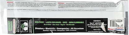Potable Aqua Water Purification Tablets 2-50ct Bottles and Ready America 8-Hour 2-Pack Green Emergency Lighsticks