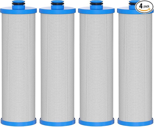 KW1 RV Water Filter 2.5 x 10" Compatible with RCS/FR1 Housing Replaces KW1 and FRE-10-BN Filtration Systems, 4-Pack