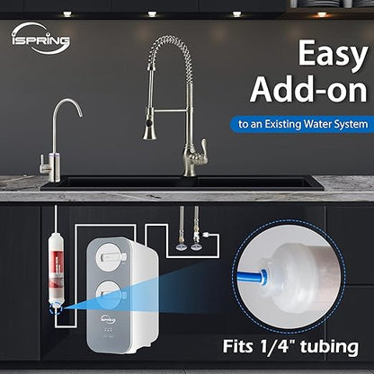 iSpring RCC7 75 GPD 5-Stage RO System & FA15 Alkaline Mineral Filter Cartridge Bundle
