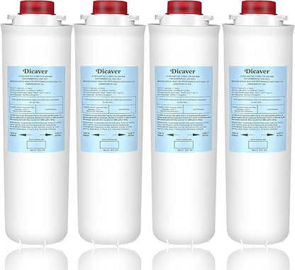 51300C Filters, Replacement for Elkay 51300C EWF3000 Filter By NSF/ANSI 42 Certified,Compatible with Ezh2o Filter Replacement Bottle Stations, High Capacity 3000 Gallon (No Chip) 4 Packs
