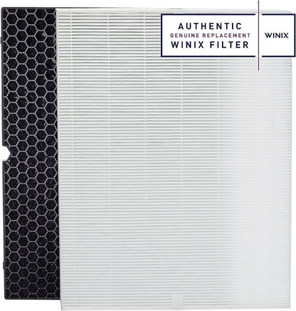 Genuine Winix 116130 Replacement Filter H for 5500-2 Air Purifier , 16.25"L x 12.5"W x 1.5"Th, White