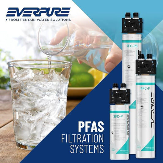 Everpure 2FC-P | Aquverse A100 | Pentair S-54 Replacement Filter Cartridge for Water Cooler | PFAS Filtration | NSF Certified