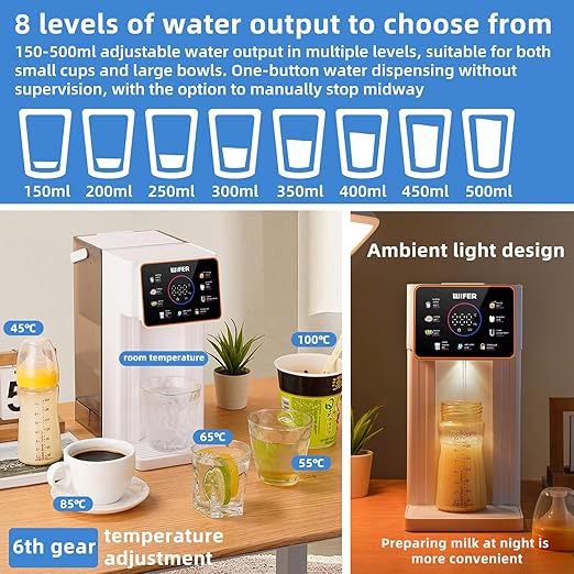 Portable Water Purifier with Dual Hot and Cold Water Outlets Ready to use Straight Out of the Box No Installation Required