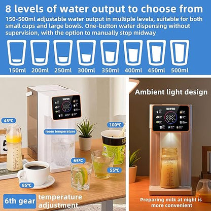 Portable Water Purifier with Dual Hot and Cold Water Outlets Ready to use Straight Out of the Box No Installation Required