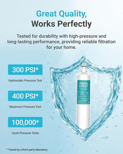 AQUA CREST F-2000 Water Filter, Replacement for InSinkErator® F-1000, F-2000, F-3000, AquaPure AP Easy C-Complete, 500 Gallons, NSF/ANSI 42