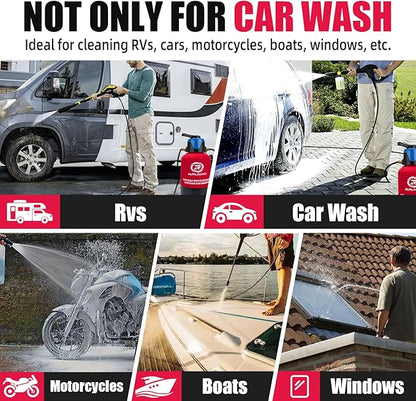 Spotless Car Wash System with Bypass,Pre-Filled with DI Resin, Deionized Water System, Garden Hose Quick Connector, Di Water System for RV, Vehicles, Motorcycles, Bikes, Boats, No Spots