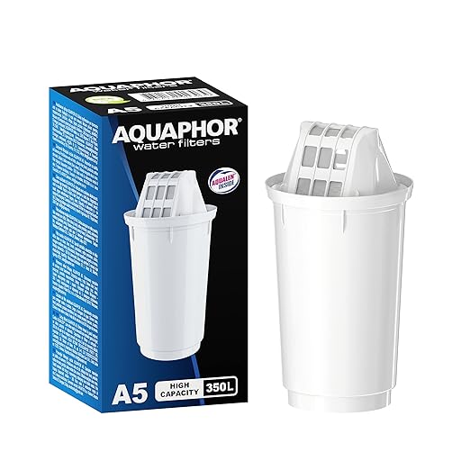 AQUAPHOR Prestige Cherry 1 A5 Cartridge-Comfort Water Filter for Reducing Limescale, Chlorine and Other Substances, 8.5