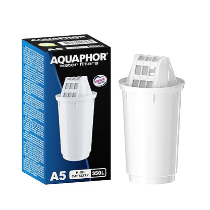 AQUAPHOR Prestige Water Filter Jug with 1x A5 350litre Cartridge, Cobalt Blue, 2.8litres Total Capacity