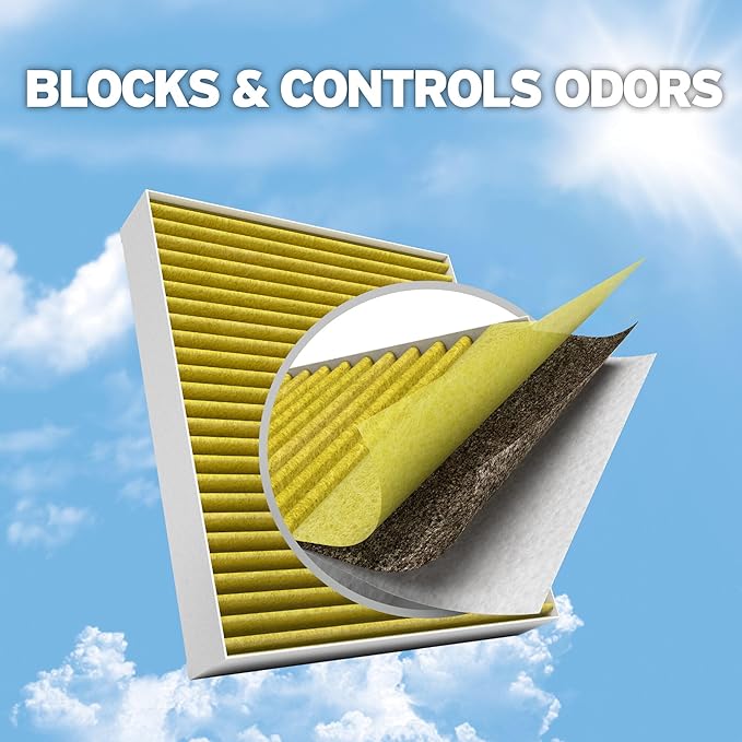 Purolator PBC35667 PurolatorBOSS Automotive Cabin Air Filter with Activated Carbon, Car & Truck Passenger Compartment OEM Filter Replacement for Toyota RAV4, Camry, Corolla and more