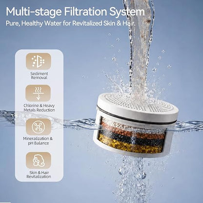 JDO Bath Filter for Tub Faucet - 3000 Gallon Bathtub Water Filter, Hard Water Softener to Remove Chlorine and Heavy Metals, Chrome