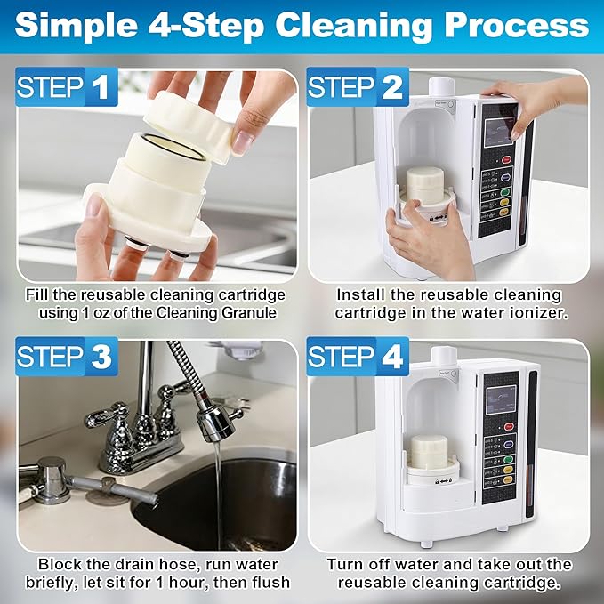 Reusable Cleaning CPU-N Cartridge Compatible with HG-N Type Water Ionizer, Compatible with Enagic Kangen LeveLuk SD501, JrIV, KANGEN 8