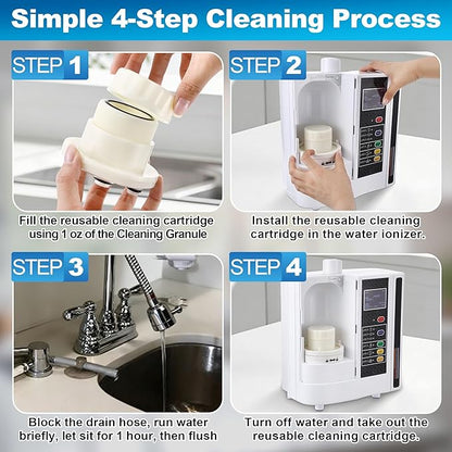 Reusable Cleaning CPU-N Cartridge Compatible with HG-N Type Water Ionizer, Compatible with Enagic Kangen LeveLuk SD501, JrIV, KANGEN 8