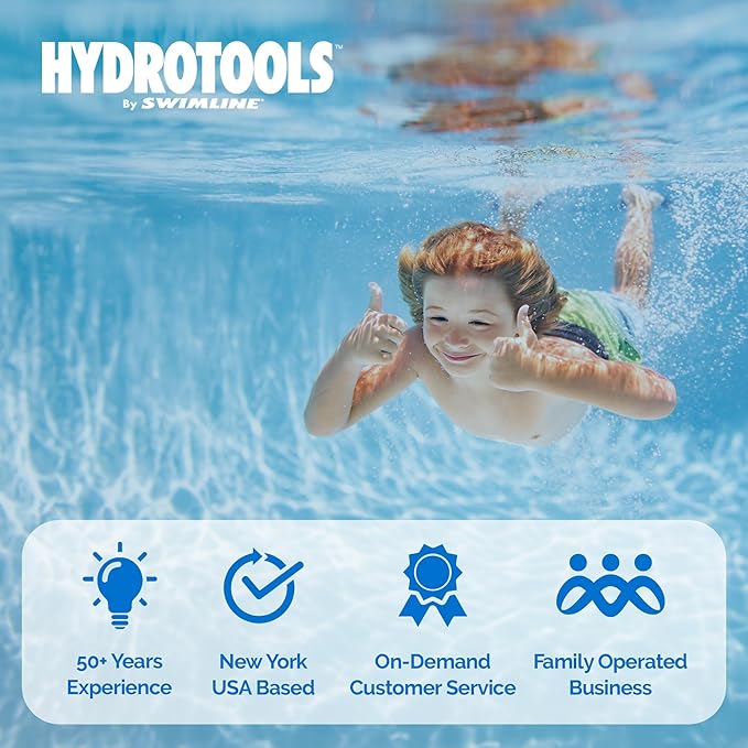 SWIMLINE HYDROTOOLS Model 76091-2 Sure-Flo Pro Above-Ground Pool Cartridge Filter System - 90 Sq. Ft. Filtration Area, 1 HP, 5,280 GPH Dual Speed Pump for Pools up to 31,500 Gallons