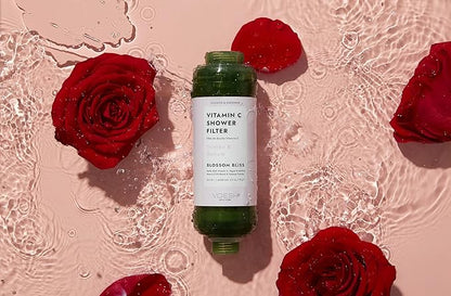 VOESH Vitamin C Shower Filter, Blossom Bliss, Shower Aromatherapy, Water Purifier, Water Softener, Vegan Probiotics, Spa Shower Head, Water Filter, Shower Self-Care