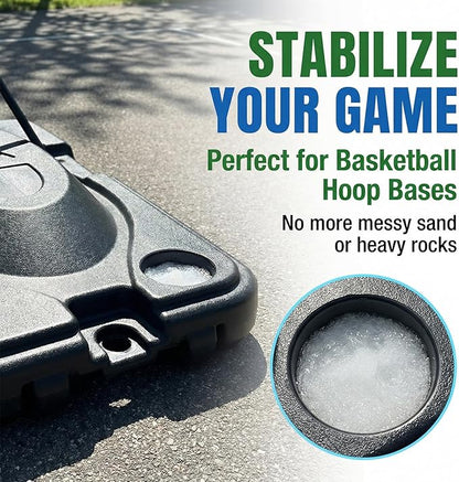 RAINFLOW 15OZ Water Absorbing Polymer - Sodium Polyacrylate Alternative to Sand for Basketball Hoop Bases,Sign,Soil Moist Water Crystals,Sand Bags for Umbrella Base Eco Gel for Camping Toilet
