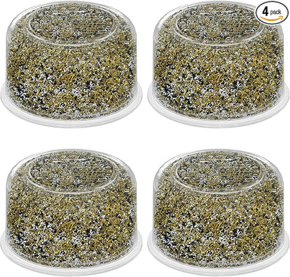 Shower Head Filter Replacement Cartridge Compatible with All Canopy Handheld & Fixed Filtered Shower Head, Shower Filter For Hard Water, 4 Pack