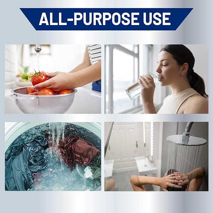 AFWFilters Iron Pro 2 Combination Water Softener Iron Filter Fleck 5600SXT Digital Metered Valve 64,000 Grain - High Flow for Whole House Use - Removes Hardness, Iron, Manganese, Sediment, Rust