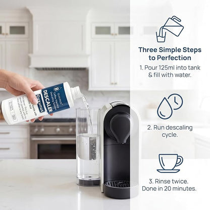 Descaling Solution（4 Uses） Compatible with Breville Descaling Solution & Coffee Machines, 16.9 fl oz Concentrated Liquid with Citric Acid, Eco-Friendly 4 Use Bottle (1)