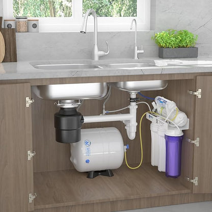 WECO (HYDRA-75UVALKPMP) Granular Activated Carbon and Reverse Osmosis Water Filter System with Chlorine Reduction Feature - Top-Mounted Faucet Design Reverse Osmosis Drinking Water Filter System