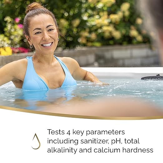 Sirona Spa Care Simply Test Strips – for Use with The Sirona Simply Chlorine-Free & Bromine-Free System for Spas & Hot Tubs, 25-Count Bottle (82120)