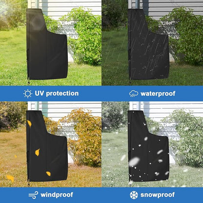 Kasla Water Softener Cover, 55"H x 30"W x 16"D | Heavy-Duty and Waterproof, Fits Water Softener System, Home Water Filtration System, Four-Season Universal Protective Cover