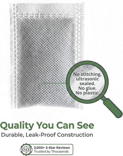 Green Piece® 24 Pack Distiller Filters – Activated Charcoal Carbon Sachets (Made in USA) | Odor & VOC Absorbing Water Filters Compatible with Megahome & Countertop Distillers