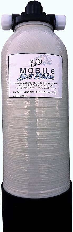 Portable 'Mobile-Soft-Water' Water Softener 6,400 Grain Capacity Manual Regeneration