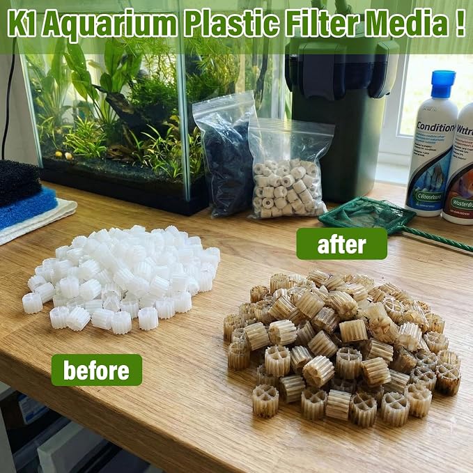 K1, Aquarium Filter Media Moving Bed Biofilm Reactor,1 kg