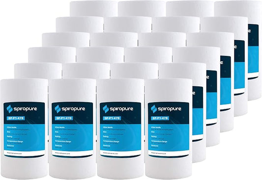 SpiroPure 5x2.5 1 Micron Sediment Water Filter SDC-25-0501 (Case of 24)