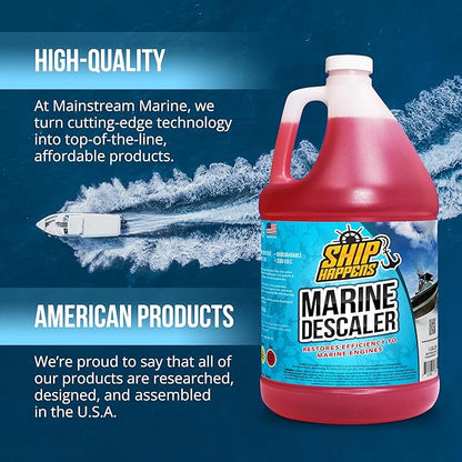 Descaler Solution, Multi-Purpose Descaling Solvent, Bio-Growth, Marine Boat Engine Flush and A/C Systems