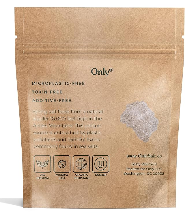 Ancient Spring Salt - Organic, Natural, Kosher - 1.5lb Pouch